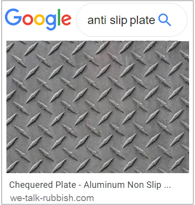 floor checker plate is NOT slip resistant and tends to only work well with cleated soles