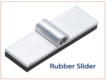 Rubber Slider 55, 57 or 96 from the pendulum floor testing equipment