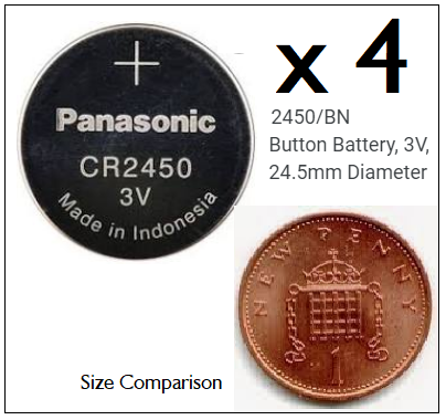 3v-cr-2450-batteries required in floor surface roughness test equipment