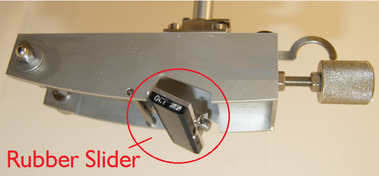 Floor Pendulum Test Rubber Slider 55, 57 or 96